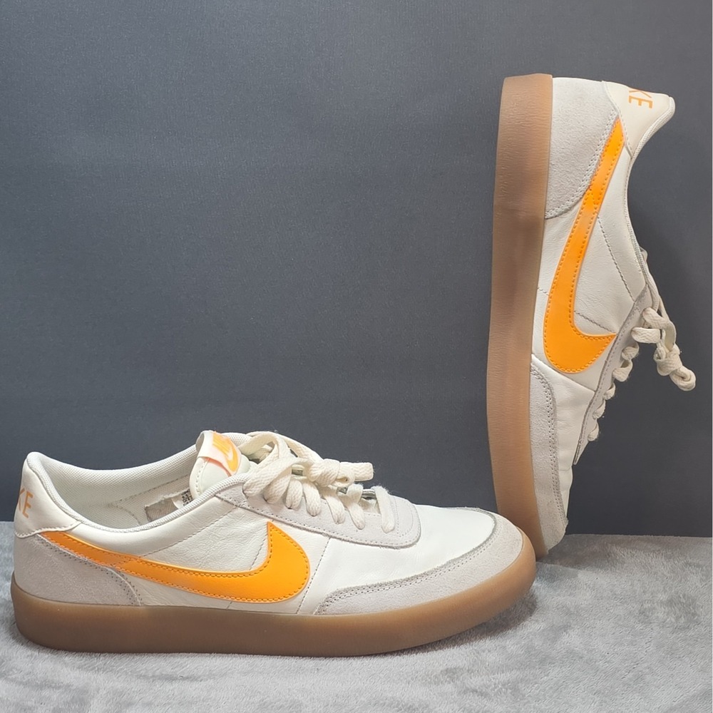 Size 9.5 - Nike Killshot 2 Leather Sail Laser Orange Gum